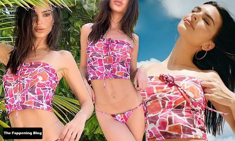 Emily Ratajkowski Poses in Bikinis From Her New Collection (22 Photos)