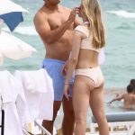 Mason Rudolph Tends to Genie Bouchard’s Injury During a Romantic Break at the Beach (53 Photos)