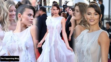 Georgia Fowler Flashes Her Nude Tits the Screening of “Elvis” During the 75th Cannes Film Festival (59 Photos)
