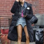 Leggy Jenna Ortega is Spotted in Short Shorts on the Set of “Finest Kind” (24 Photos)