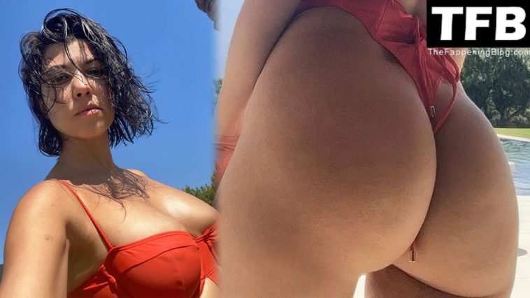 Kourtney Kardashian Flaunts Her Booty (3 Photos)