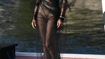 Mariacarla Boscono Flashes Her Nude Tits at the 79th Venice International Film Festival (25 Photos)