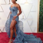 Megan Thee Stallion Displays Her Sexy Legs & Boobs at the 94th Annual Academy Awards (7 Photos)