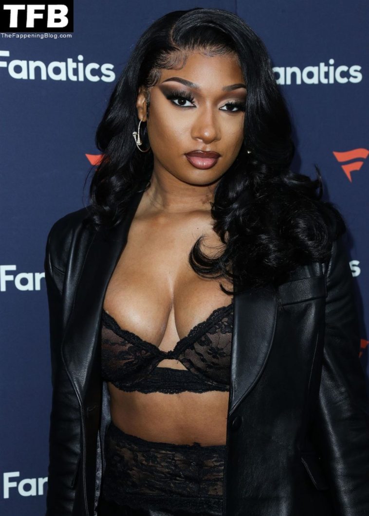 Megan Thee Stallion Flaunts Her Big Boobs at Michael Rubin’s 2022 Fanatics Super Bowl Party (91 Photos)