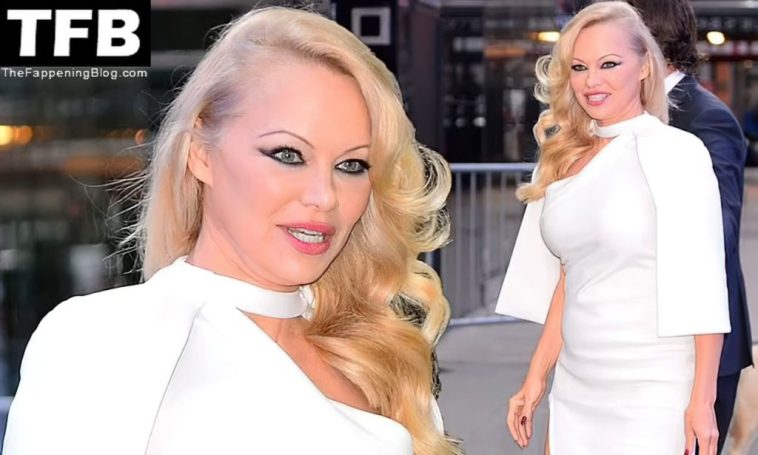 Pamela Anderson Heads to Good Morning America (107 Photos + Video)