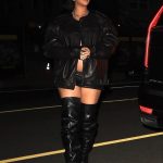 Rihanna Puts Her Belly Bump on Display as She Steps Out for a Late-Night Dinner with Friends (37 Photos)