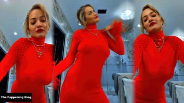 Rita Ora Braless (11 Pics + Video)