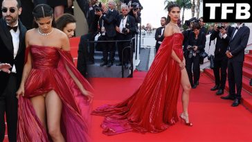 Sara Sampaio Displays Her Sexy Legs & Underwear at the 75th Annual Cannes Film Festival (150 Photos)