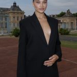 Shanina Shaik Poses Braless at the Givenchy Menswear Spring/Summer 2023 Show in Paris (14 Photos)