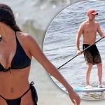 Vincent Cassel & Tina Kunakey Enjoy a Day on the Beach in Ipanema (31 Photos)