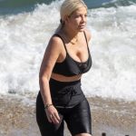 Tori Spelling Puts on a Busty Display in Low Cut Top as She Hits the Waves in Malibu (16 Photos)