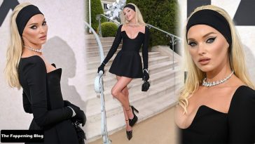 Elsa Hosk Shows Off Her Sexy Legs & Tits at the amfAR Gala Cannes 2022 in Cap d’Antibes (94 Photos)