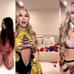 Scarlett Kisses - Try On Haul Live Stream With Her Friend Sophia Maexo