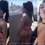 Farrah Abraham - Nude Oily Body On Balcony