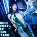 Molly Red Wolf - Stellar Blade. Glory Hole from EVE. Deepthroat and facial