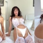 Natalie Roush - White Lingerie Butthole Slip PPV Video Leaked