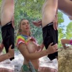 Gabbie Carter - Creampie Sextape In The Woods