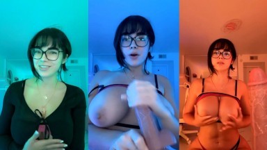 Salarrea - Handjob In Sexy Black Dress