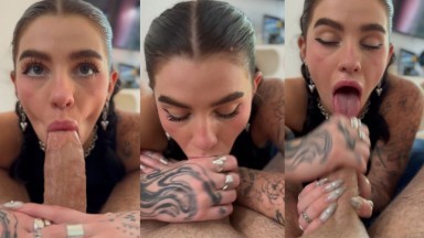 Emily Oram - POV Blowjob And Facial