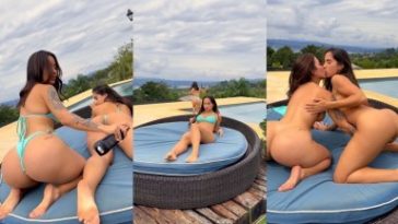Karol Rosado And Noa Honey - Poolside Lesbians