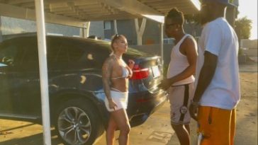 Hayley Davies - Got Blacked As Payment By 2 BBC Car Wash Owners