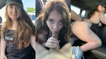 Red Head Winter - McDonalds Barista Fucks In The Car
