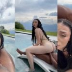 Auhneesh Nicole - Hot Poolside BBC Fuck