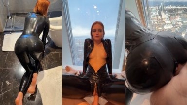 Dolly Dyson - Sucking And Fucking In My Latex Catsuit