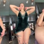 Queen_egirl27 - Creamy Glass Dildo Pretzel Style Fuck