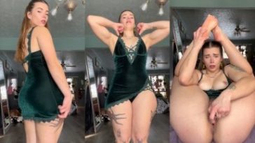 Queen_egirl27 - Creamy Glass Dildo Pretzel Style Fuck