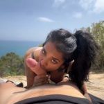 Yasmina Khan - Sex On The Cliff My Husband Filled My Ass With Milk