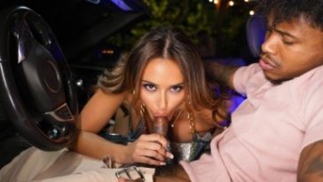 Brunette Hottie After Party Pussy Fuck Against The Car