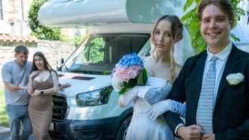 Polly Yangs - Fucked by Stranger Right Before Wedding in Front of Fiance - BangVan